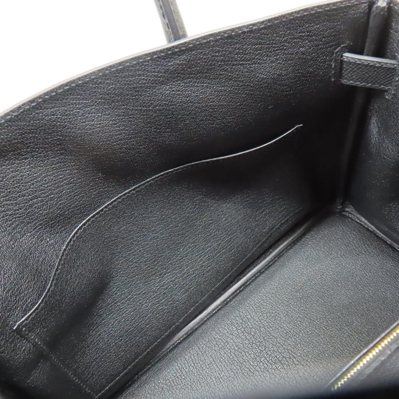 黑色 Epsom牛皮 Birkin 30 柏金包 手提包 K刻 金扣【HERMES 愛馬仕】-5