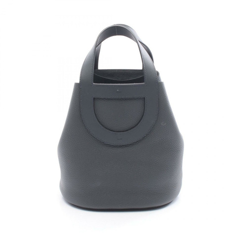 愛馬仕 In the Loop 23 手提包，Taurillon Clemence Swift 皮革，Gris Misty SHW 五金