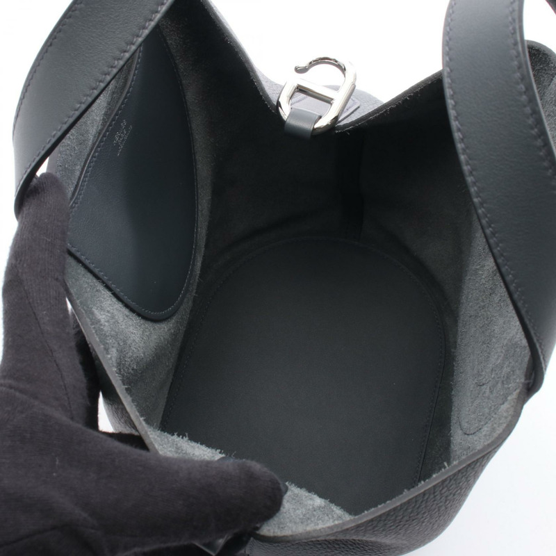 愛馬仕 In the Loop 23 手提包，Taurillon Clemence Swift 皮革，Gris Misty SHW 五金-2