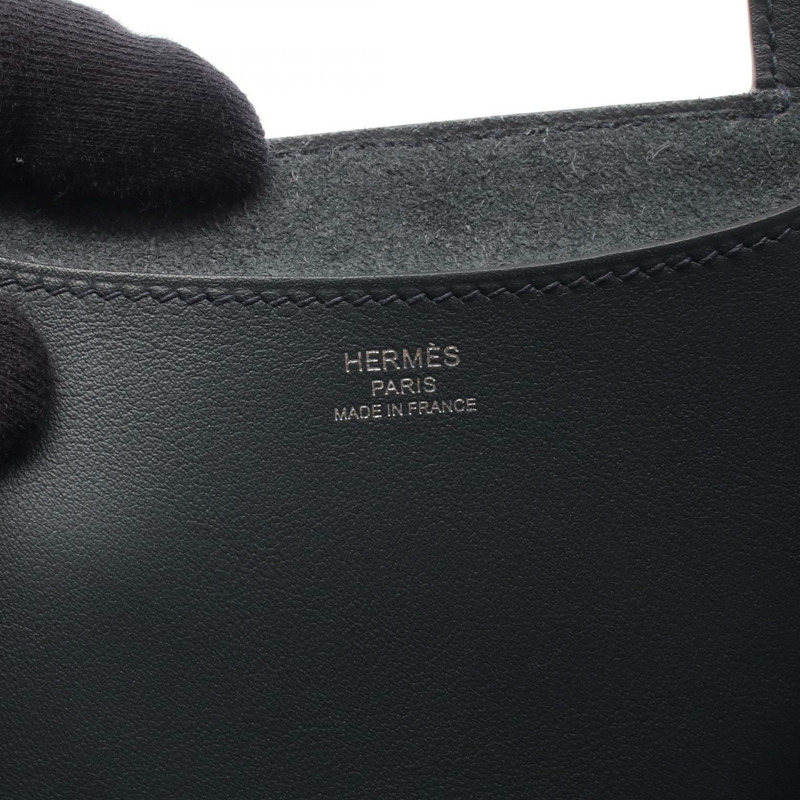 愛馬仕 In the Loop 23 手提包，Taurillon Clemence Swift 皮革，Gris Misty SHW 五金-3