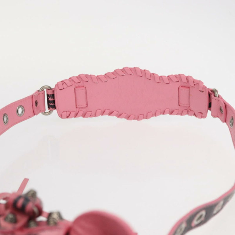 【日本直送】BALENCIAGA Neo Kagol Graffiti XS 包裝皮革 2way 粉紅色 700940 正品 158934SAM-13