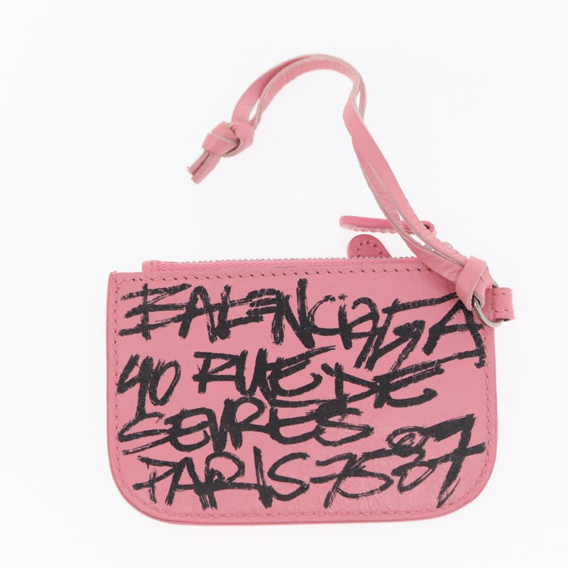 【日本直送】BALENCIAGA Neo Kagol Graffiti XS 包裝皮革 2way 粉紅色 700940 正品 158934SAM-26