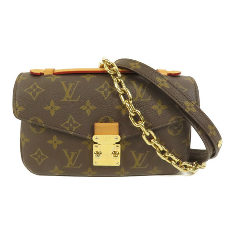 LOUIS VUITTON Monogram Pochette Metis  East West金扣手挽肩背兩用袋
