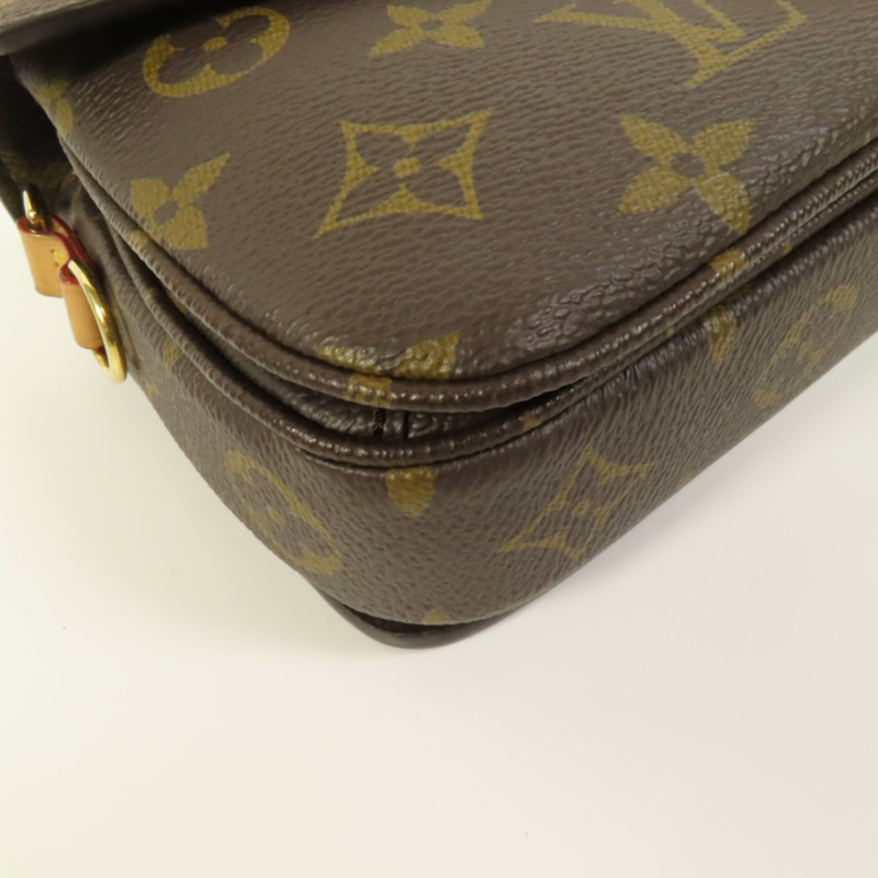 LOUIS VUITTON Monogram Pochette Metis  East West金扣手挽肩背兩用袋-13