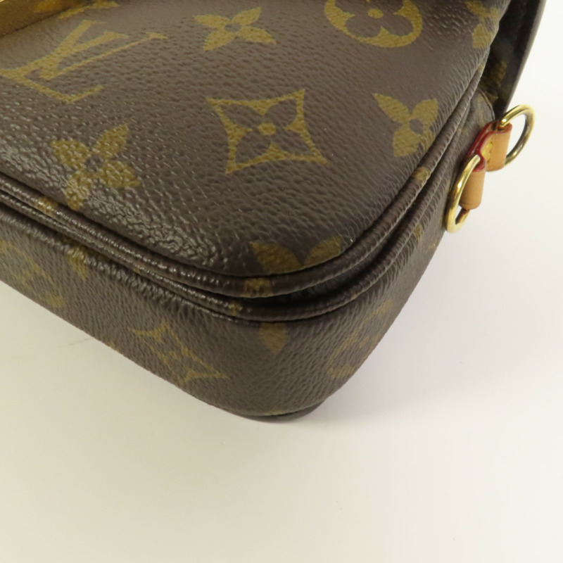 LOUIS VUITTON Monogram Pochette Metis  East West金扣手挽肩背兩用袋-14