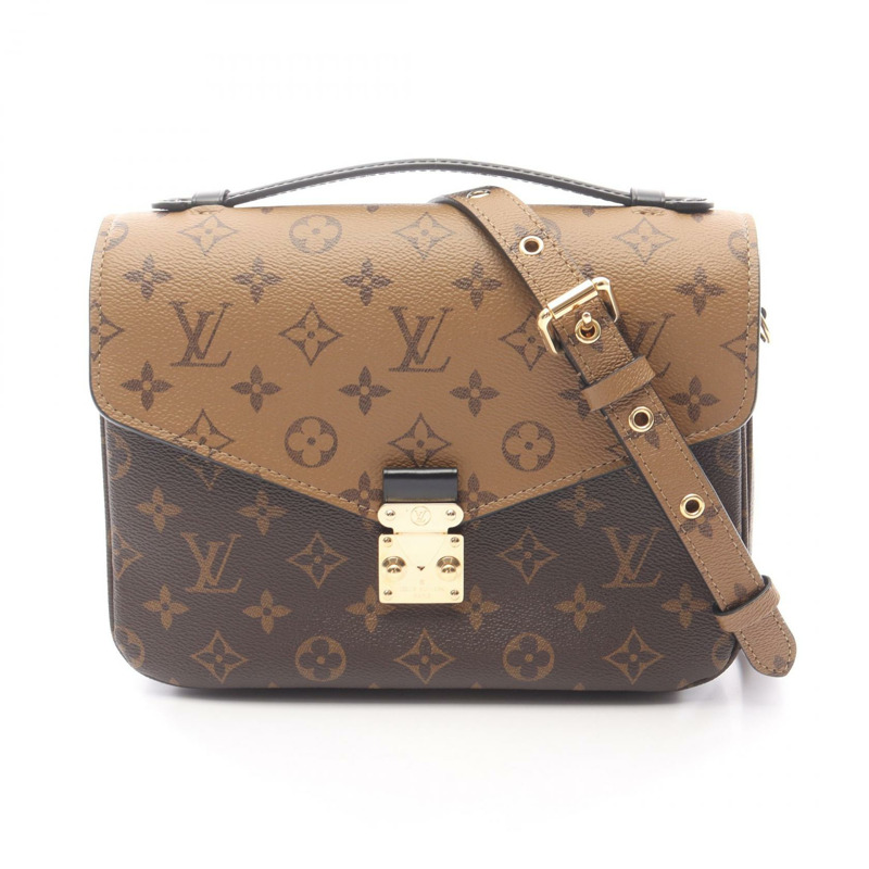路易威登 Pochette Metis MM 斜背包 M44876 Monogram 反面二手-0