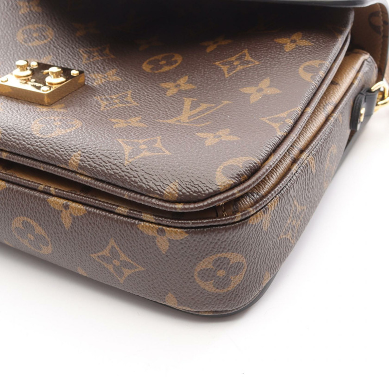 路易威登 Pochette Metis MM 斜背包 M44876 Monogram 反面二手-4