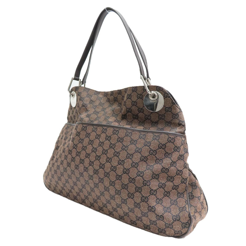 棕色 GG帆布 Eclipse 肩背包【GUCCI 古馳】 285584-2