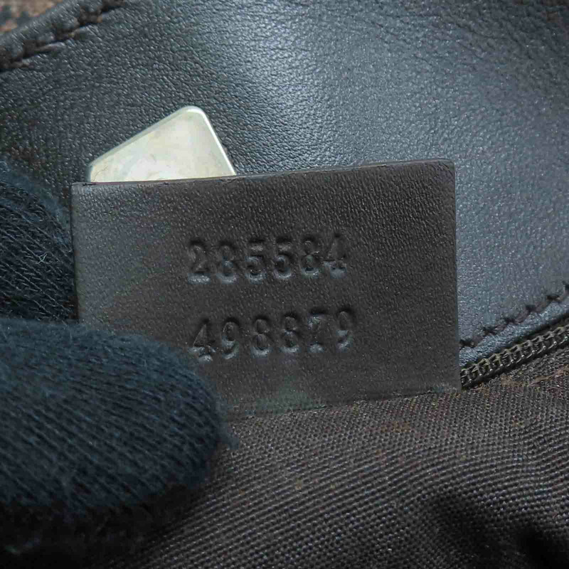 棕色 GG帆布 Eclipse 肩背包【GUCCI 古馳】 285584-9