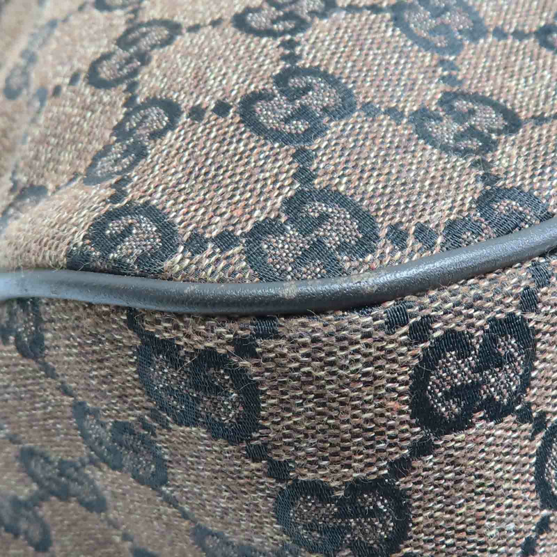 棕色 GG帆布 Eclipse 肩背包【GUCCI 古馳】 285584-11