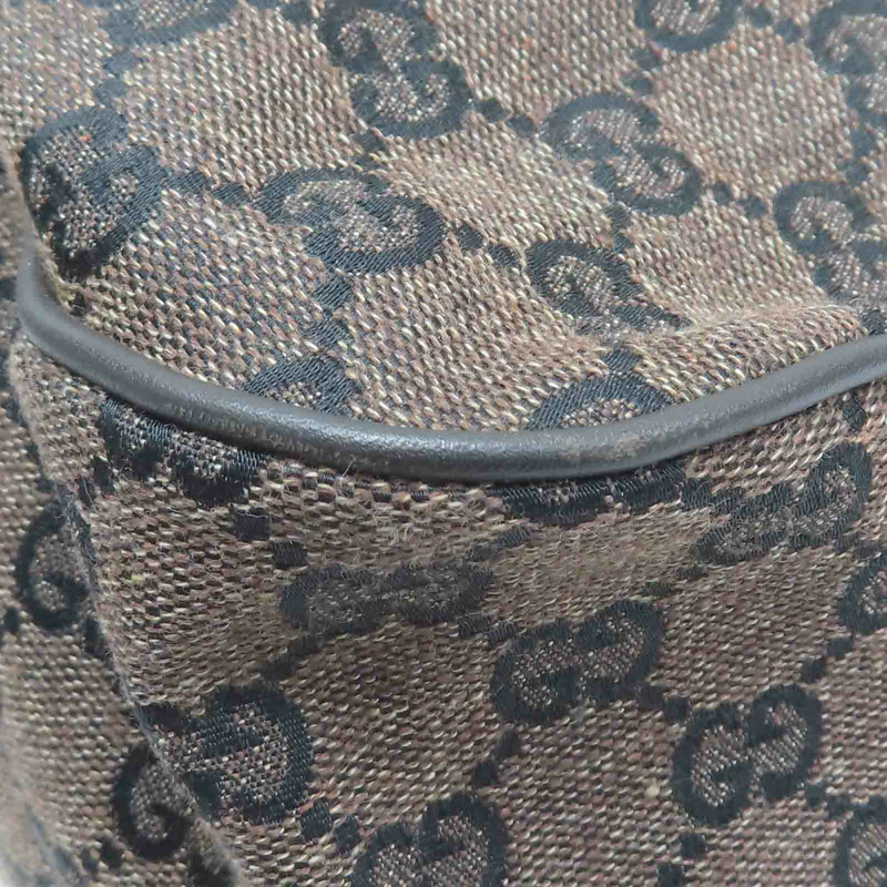 棕色 GG帆布 Eclipse 肩背包【GUCCI 古馳】 285584-14