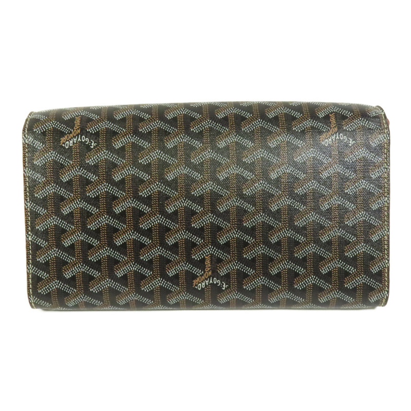GOYARD 塗層帆布Monte-Carlo PM銀扣肩背袋-1