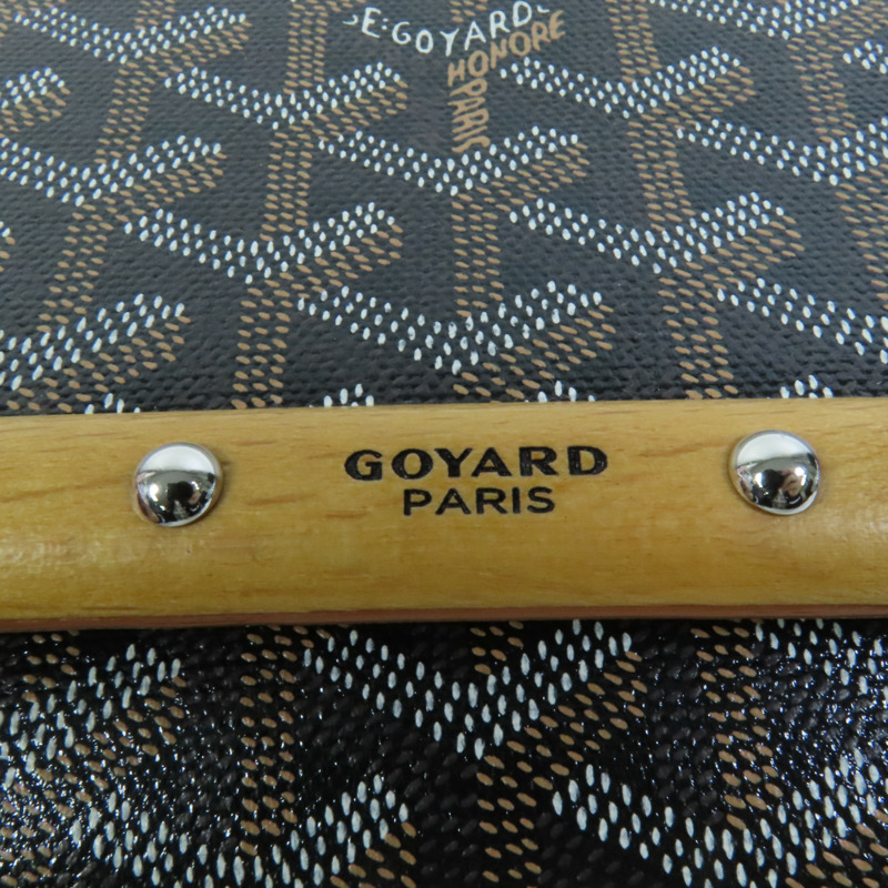 GOYARD 塗層帆布Monte-Carlo PM銀扣肩背袋-5