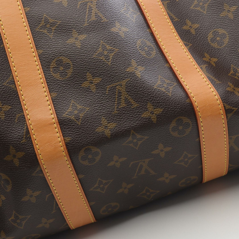 路易威登 Keepall 55 旅行手提包 M41424 Monogram 皮革 棕色 二手 LV-7