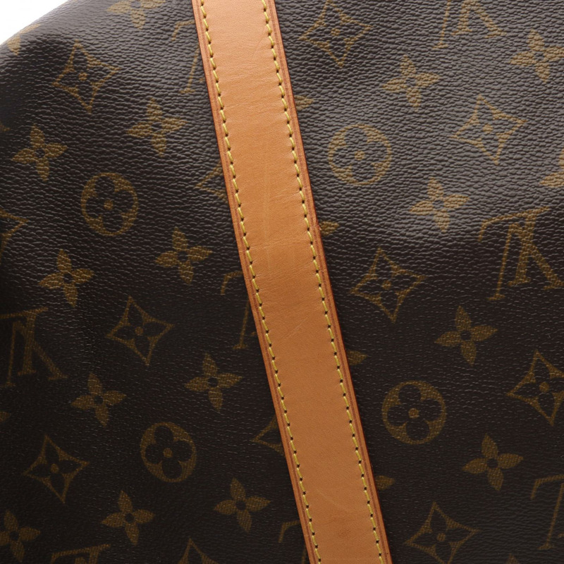 路易威登 Keepall 55 旅行手提包 M41424 Monogram 皮革 棕色 二手 LV-10