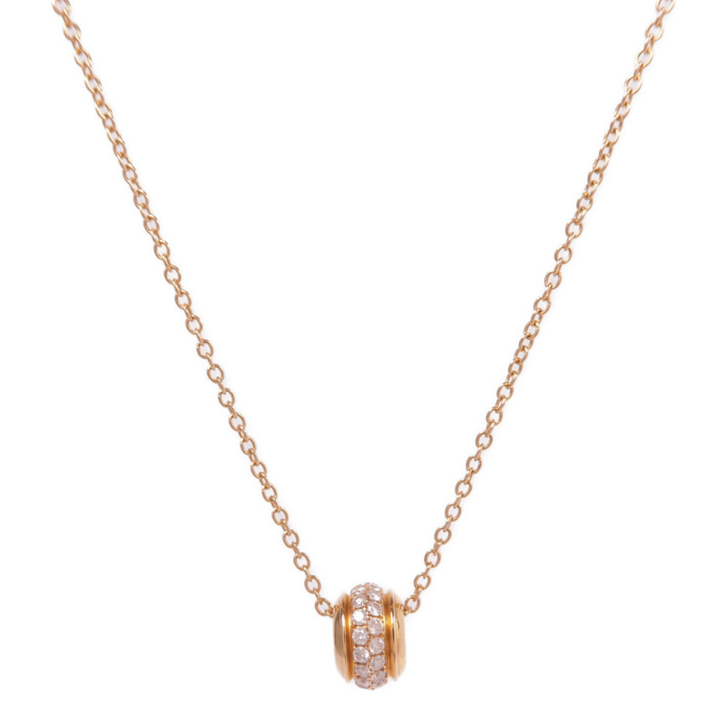 PIAGET 18K玫瑰金Possession Necklace鑽石項鍊-1