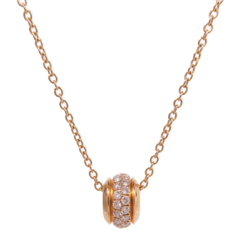 PIAGET 18K玫瑰金Possession Necklace鑽石項鍊-6