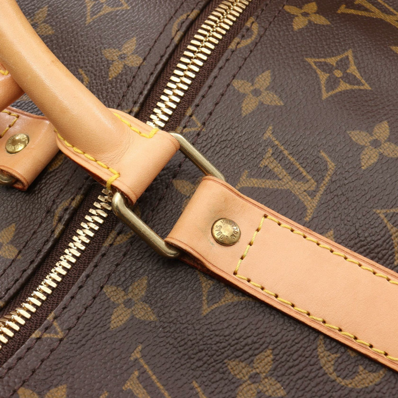 路易威登 Keepall 50 手提旅行包 M41426 Monogram 帆布皮革棕色 LV-10