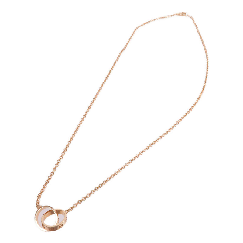 CARTIER 18K玫瑰金Love Pendant項鍊-2