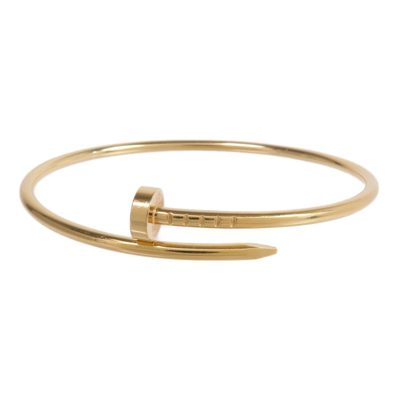 CARTIER 18K黃金Juste Un Clou手鐲Cartier#16-0