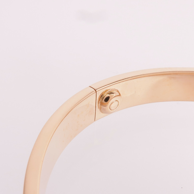 CARTIER 18K玫瑰金Love Bracelet手鐲Cartier#19-5