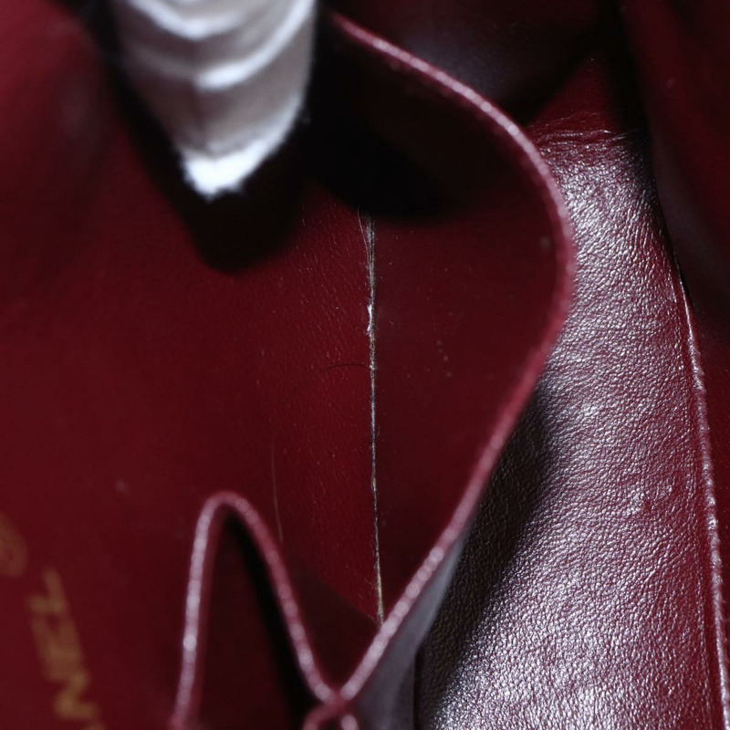 【日本直送】香奈兒雙蓋絎縫25鏈條包，羊皮材質，黑色金色雙C標誌，正品編號157061SAV-20