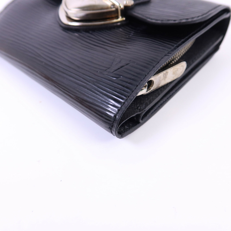 LOUIS VUITTON Epi Portefeuille Joey銀扣錢包-12