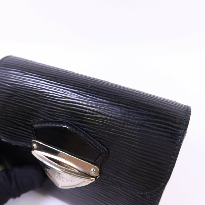 LOUIS VUITTON Epi Portefeuille Joey銀扣錢包-17