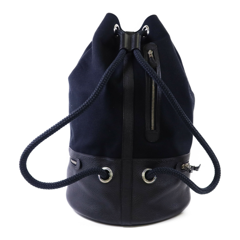 HERMES 帆布Babord背包Noir-1