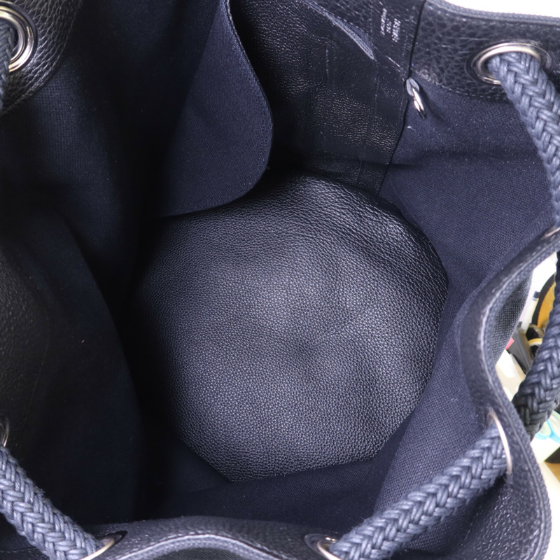 HERMES 帆布Babord背包Noir-5