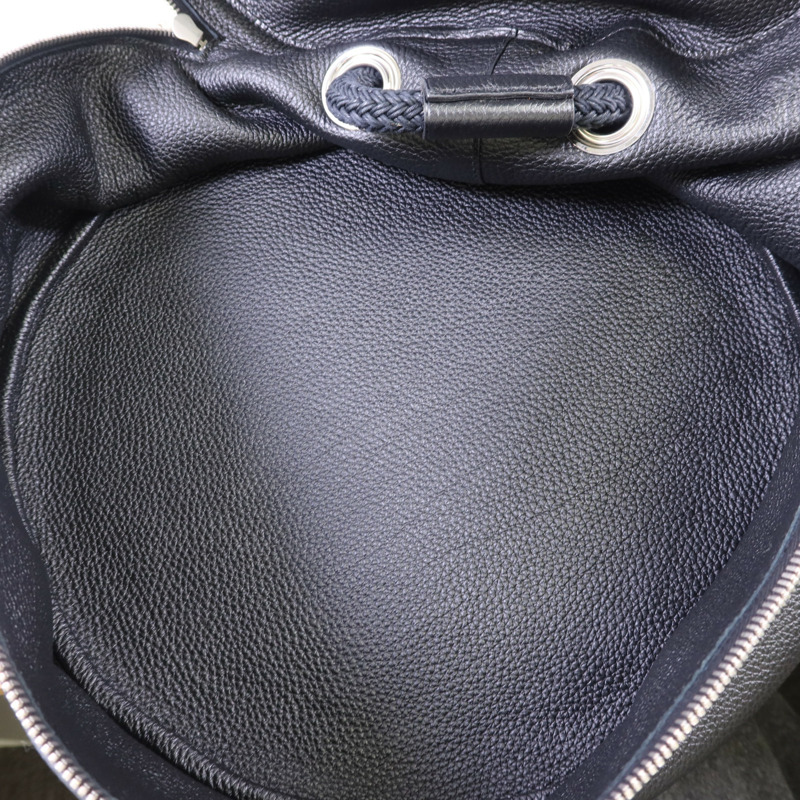 HERMES 帆布Babord背包Noir-7