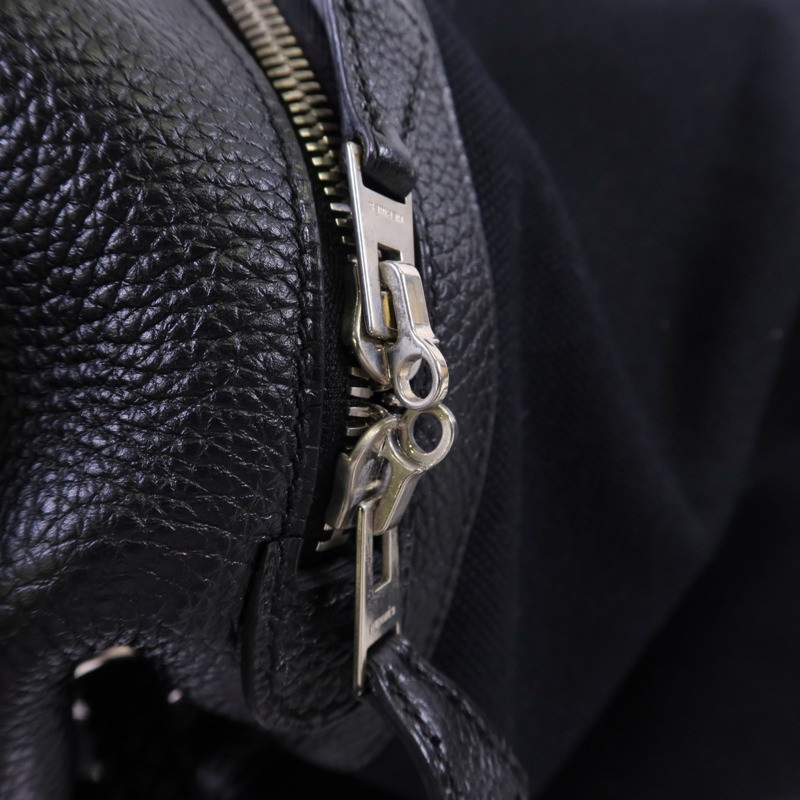 HERMES 帆布Babord背包Noir-9