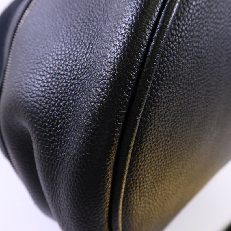 HERMES 帆布Babord背包Noir-12