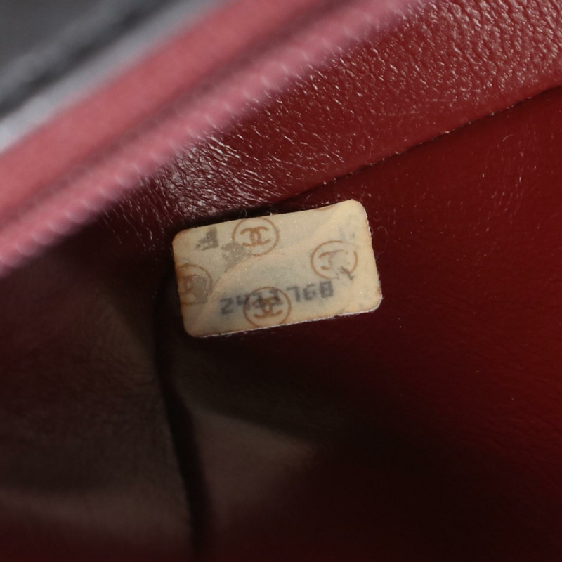 香奈兒 (CHANEL) 絎縫 Diana 翻蓋鏈條肩背斜背包 黑色皮革 金色五金 二手-4