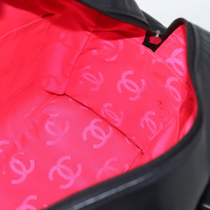 【日本直送】香奈兒 (CHANEL) Matelasse Cambon 系列手提包，小牛皮材質，黑色，銀色雙C標誌，貨號 157393SM-18