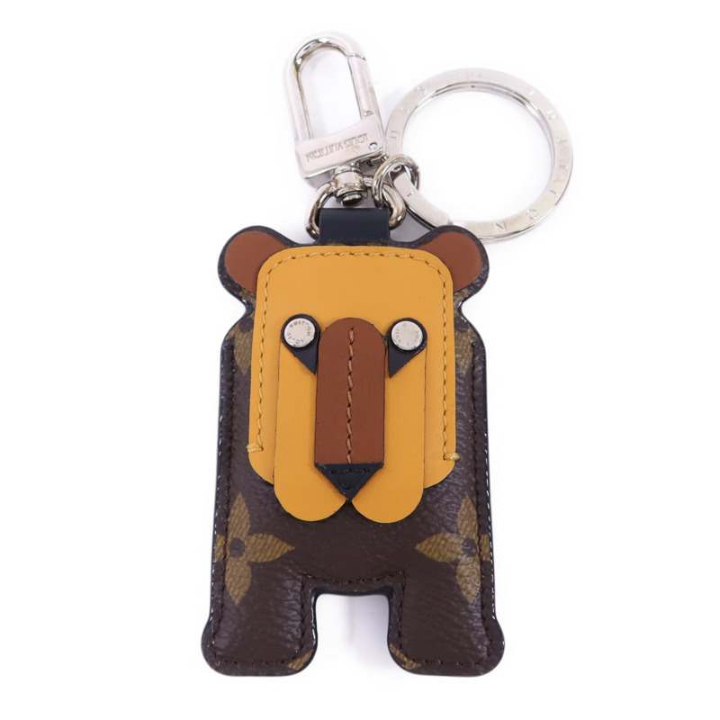 LOUIS VUITTON Monogram Porte Cle Animal Tiger掛飾-0