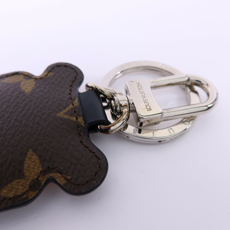 LOUIS VUITTON Monogram Porte Cle Animal Tiger掛飾-10
