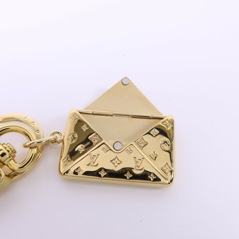 LOUIS VUITTON 金屬Love Note Envelope Bag Charm掛飾-6