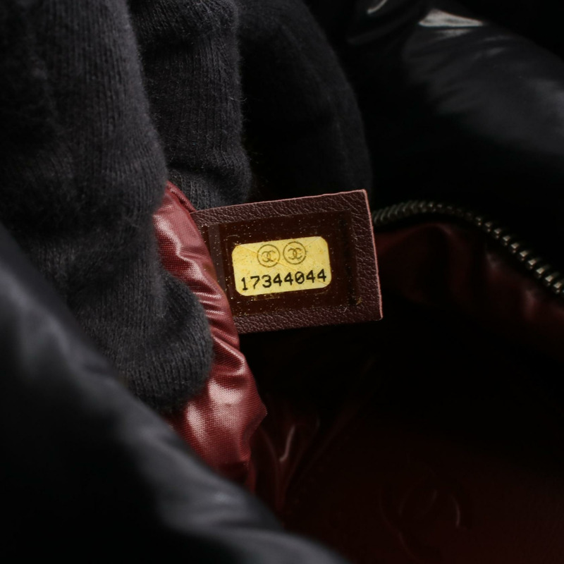 香奈兒 Coco Cocoon 手提包 尼龍皮革 黑色 SHW 二手 女士 Coco CC-4