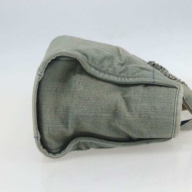 【日本直送】香奈兒鏈 Deauville 手提包 牛仔藍 CC Auth ka852V-3
