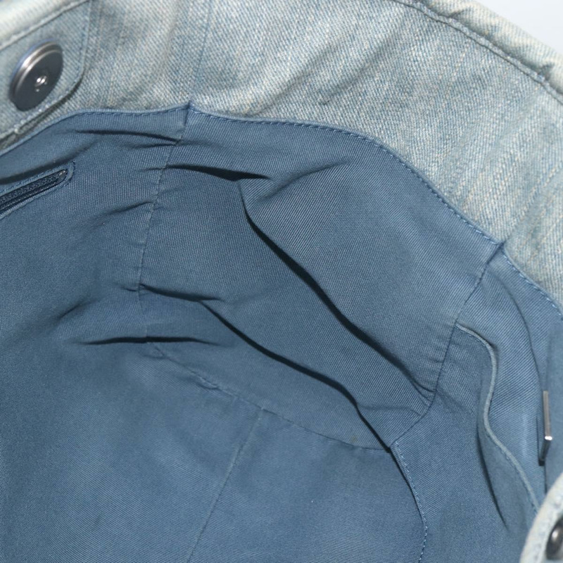 【日本直送】香奈兒鏈 Deauville 手提包 牛仔藍 CC Auth ka852V-20