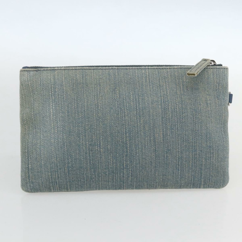 【日本直送】香奈兒鏈 Deauville 手提包 牛仔藍 CC Auth ka852V-25
