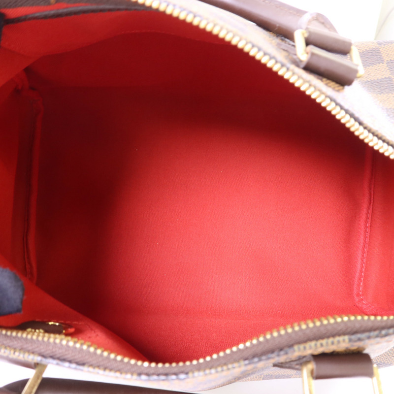 LOUIS VUITTON Damier Speedy 30金扣手挽袋-5
