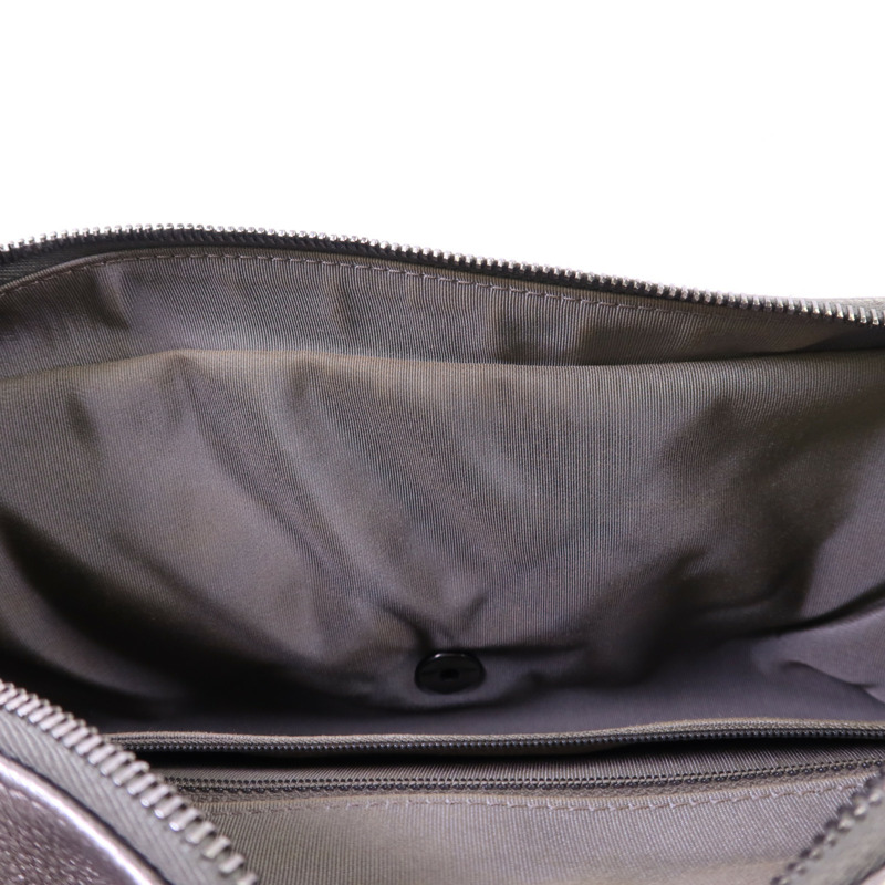 CHANEL 牛皮皮革Chain Shoulder銀扣鏈帶肩背袋-20