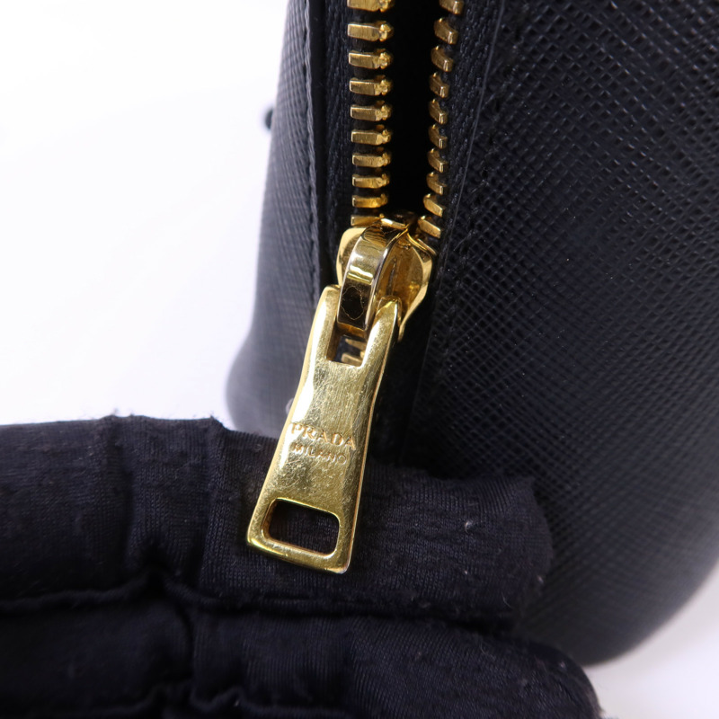 PRADA Saffiano皮革2 Way Shoulder金扣手挽肩背兩用袋-8