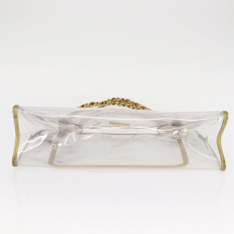 【日本直送】香奈兒鏈條手提包，透明乙烯基材質，CC標誌，正品編號157398V-4