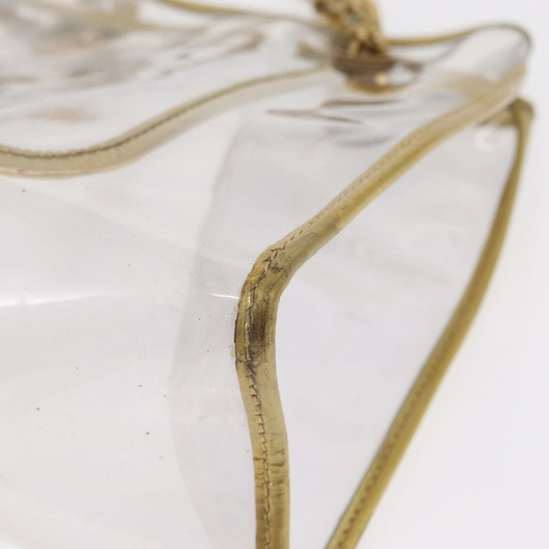 【日本直送】香奈兒鏈條手提包，透明乙烯基材質，CC標誌，正品編號157398V-7