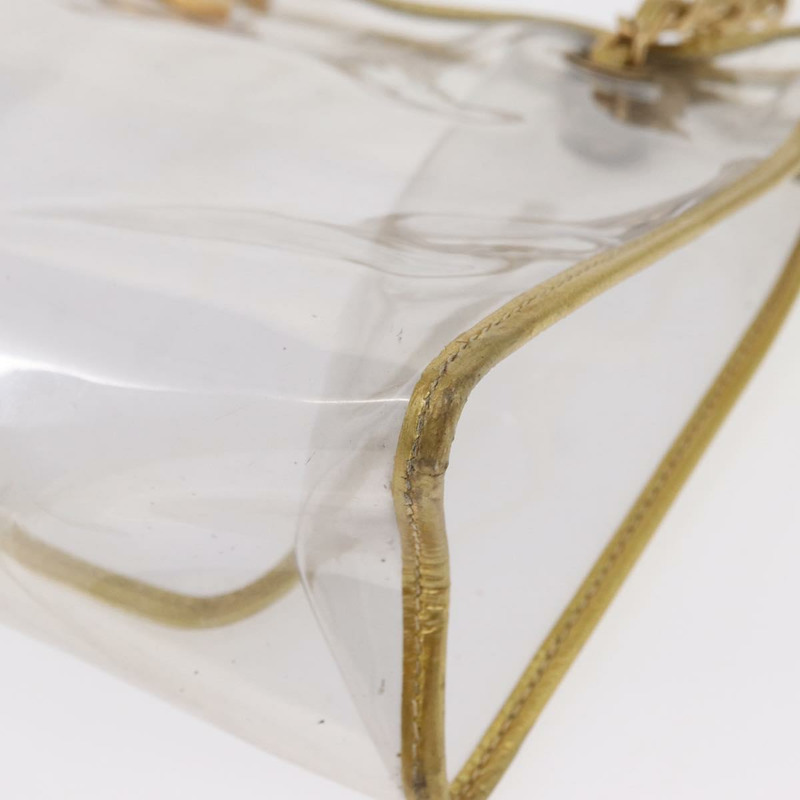 【日本直送】香奈兒鏈條手提包，透明乙烯基材質，CC標誌，正品編號157398V-15