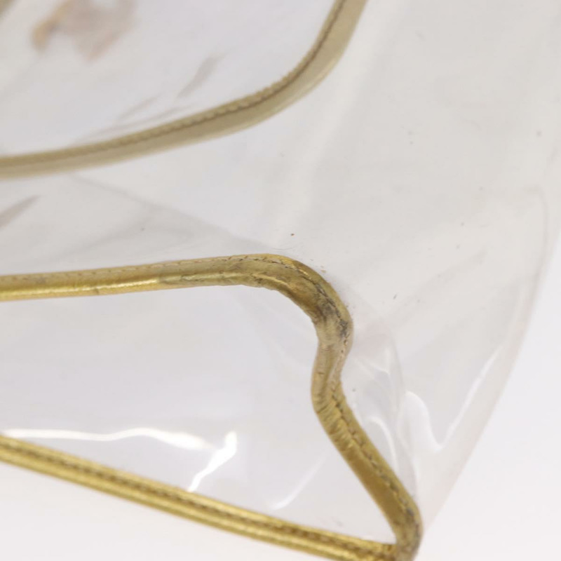 【日本直送】香奈兒鏈條手提包，透明乙烯基材質，CC標誌，正品編號157398V-16