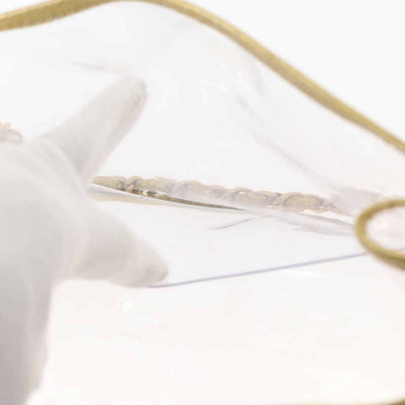 【日本直送】香奈兒鏈條手提包，透明乙烯基材質，CC標誌，正品編號157398V-20